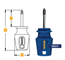 Chave de Fenda Cruzada Cotoco General Pro
